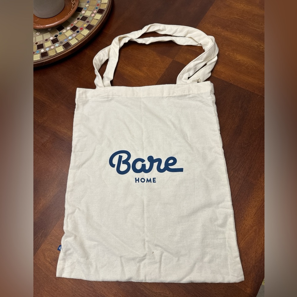 Bare Home Flannel Oversized Tote Bag